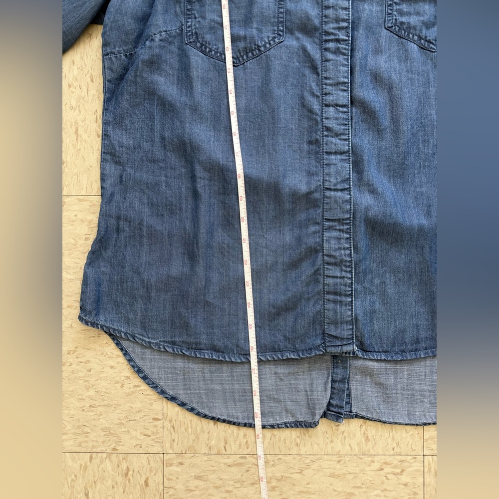 Liverpool Light Blue Denim Shirt - Picture 6 of 9